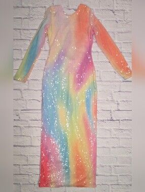 rainbow fashion nova dress Over The Rainbow Sweater Mini Dress - Multi Color